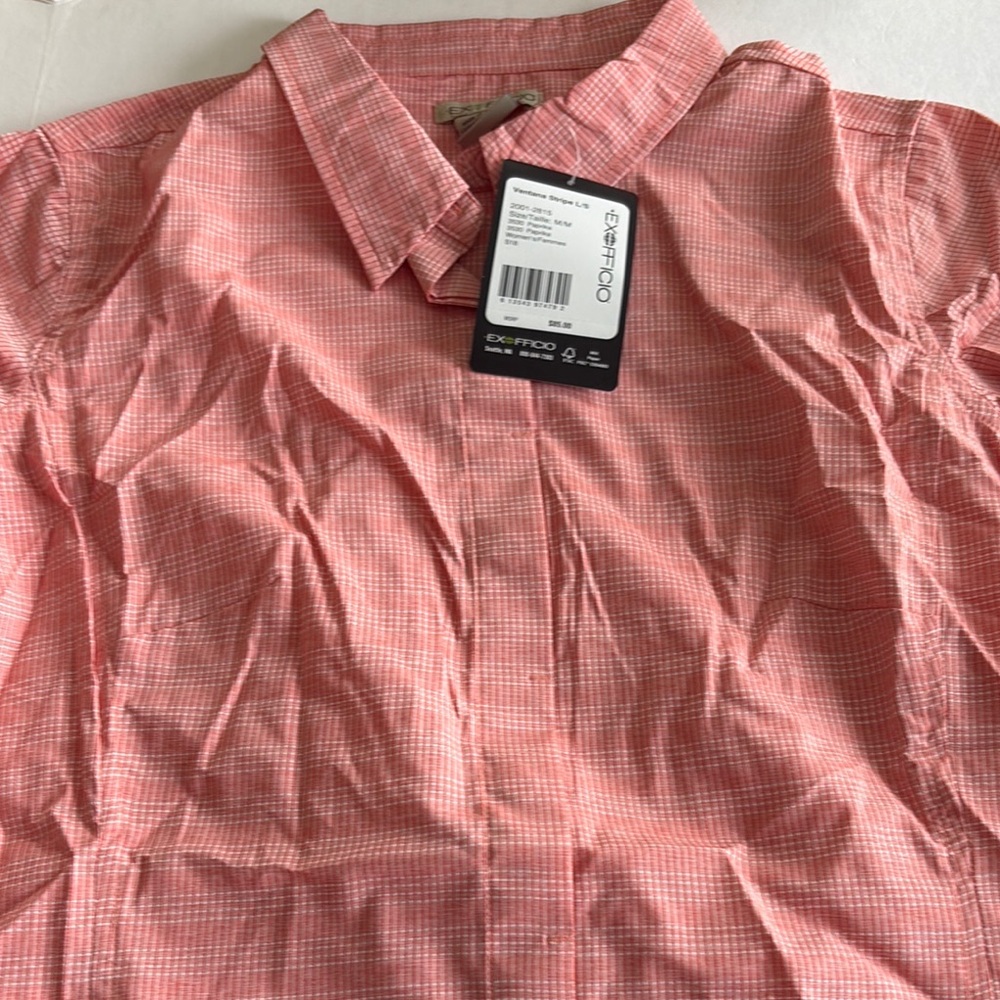 Exofficio Women's Casual Button Down Shirt - Pink